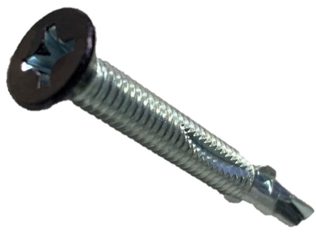 12-14 X 1 3/4 PH FLAT REAMER SDS #3 PT ZINC PT. #18 BLACK